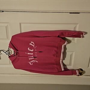 Juicy Couture Sport Cropped Hooded Sweatshirt Size XL